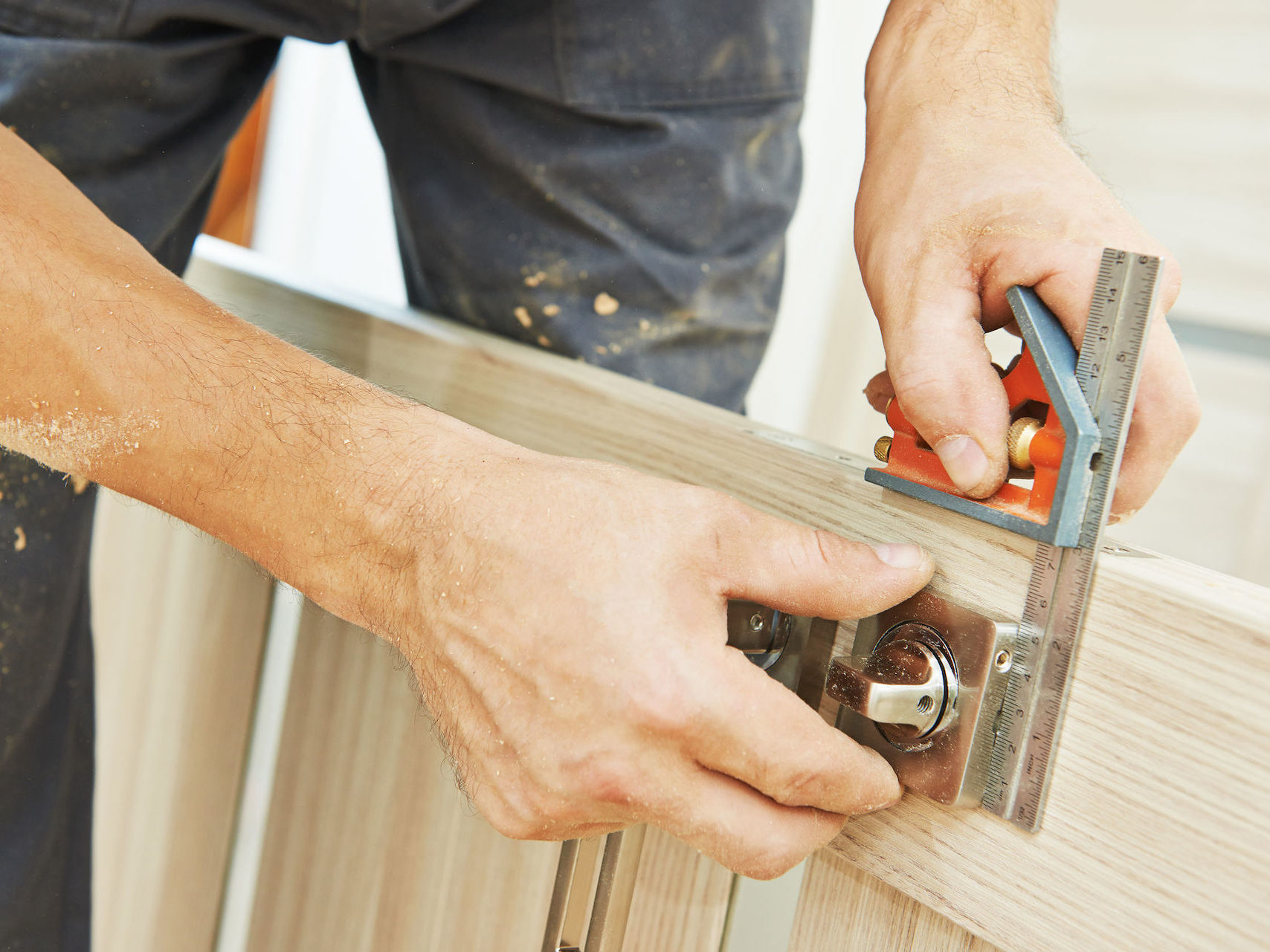 door lock installation