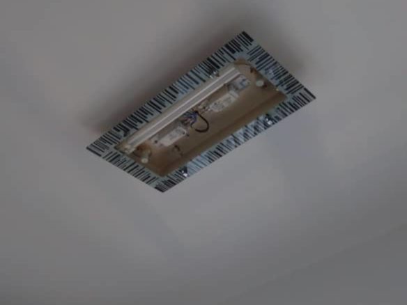 ceiling light installation 1