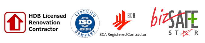 Fixinguru Certifications - BCA Registered, BizSAFE STAR, HDB Licensed, ISO Certified