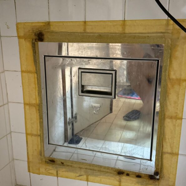 HDB Rubbish chute old replacement